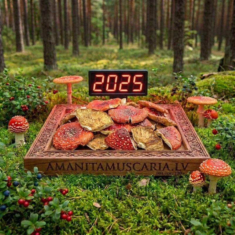 🔥SALE🔥 Ломаные шляпки<br>красного мухомора<br>2 сорта<br>СБОР 2025 года<br>120g.