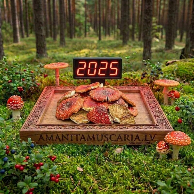 🔥IZPĀRDOŠANA🔥 Lauztas<br>sarkanās mušmires cepurītes<br>2. šķira<br>2025. gada raža<br>60 g