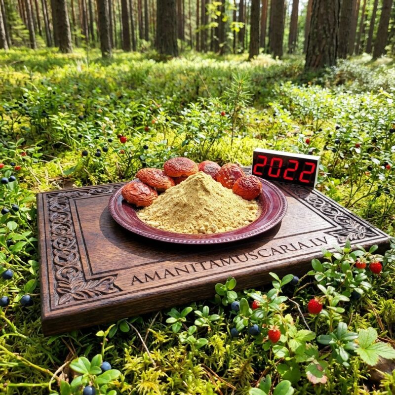 NEW🍄SUPER🍄SALE<br> PREMIUM vintage red fly agaric powder<br> harvested and dried in 2022. <br>100% muscimol <br>0% ibotenic acid <br> <br>150 g