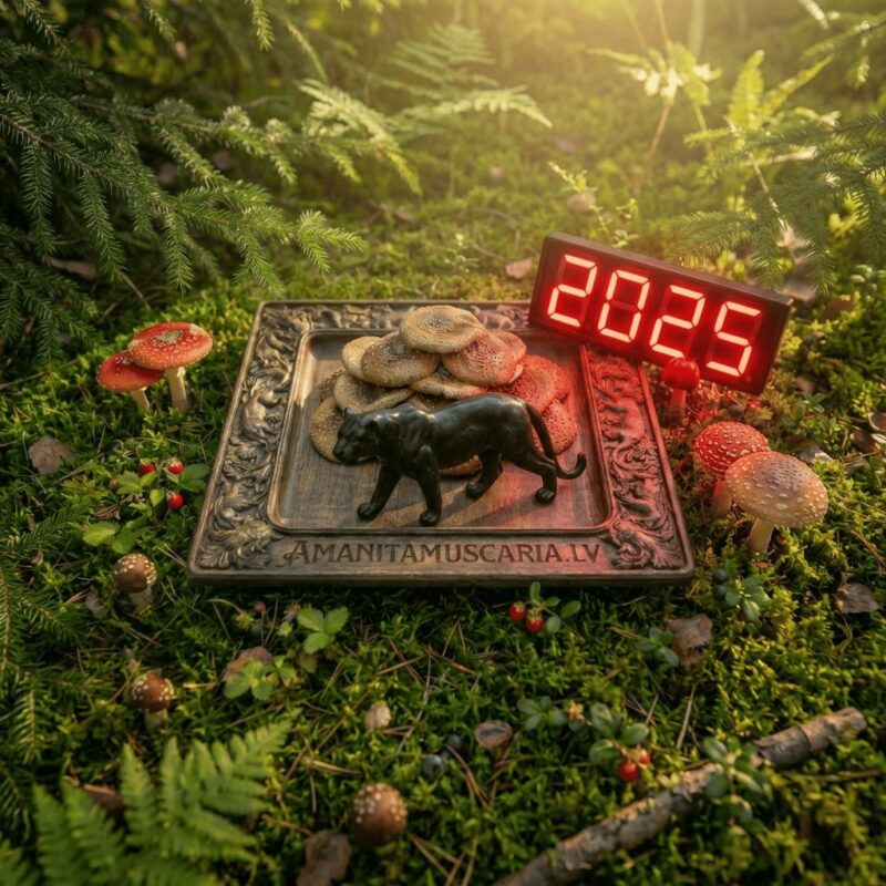 ☝️SUPER🔥<br>🔥PREMIUM🔥<br>🍄Panteras mušmire🍄<br>Cepurītes, ievākts 2025. gadā<br>(<i>AMANITAPANTERINA</i>)<br>30 gr.